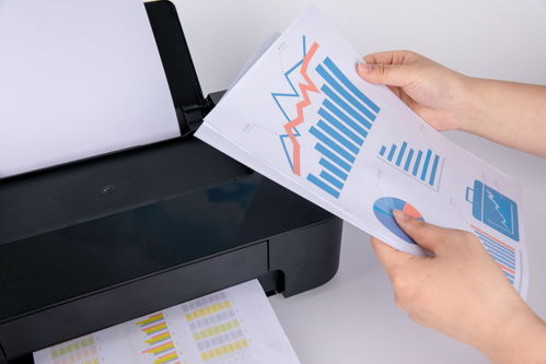 打印機打印報表辦公用品商務攝影圖 攝影